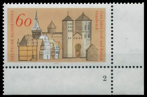 BRD BUND 1980 Nr 1035 postfrisch FORMNUMMER 2 3D6602