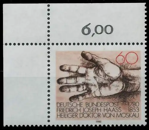 BRD BUND 1980 Nr 1056 postfrisch ECKE-OLI 3D66A6