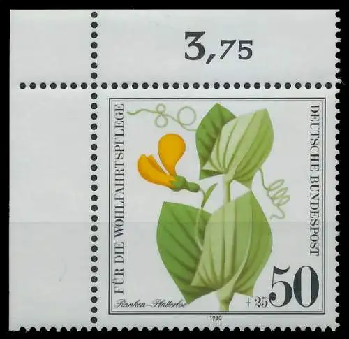 BRD BUND 1980 Nr 1060 postfrisch ECKE-OLI 3D6742