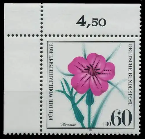 BRD BUND 1980 Nr 1061 postfrisch ECKE-OLI 3D675E