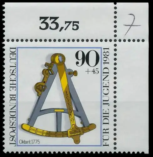 BRD BUND 1981 Nr 1093 postfrisch ECKE-ORE 3D6802