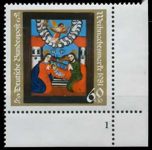 BRD BUND 1981 Nr 1113 postfrisch FORMNUMMER 1 3D68E6