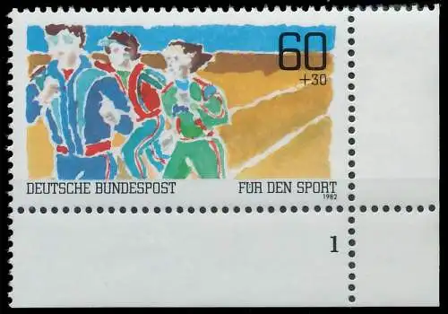 BRD BUND 1982 Nr 1127 postfrisch FORMNUMMER 1 3D6A0E