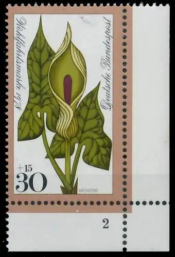 BRD BUND 1978 Nr 982 postfrisch FORMNUMMER 2 3D6A92