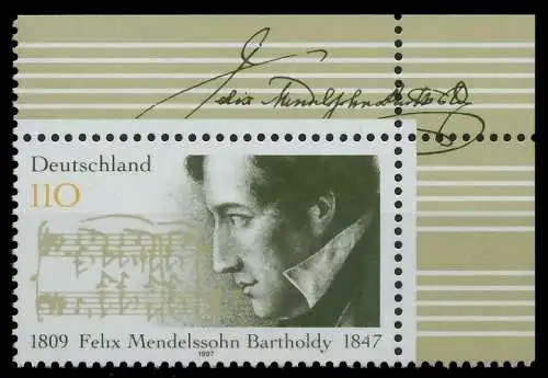 BRD BUND 1997 Nr 1953 postfrisch ECKE-ORE SF33A3E