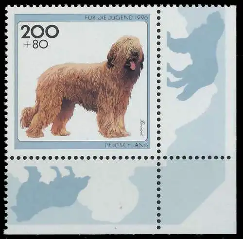 BRD BUND 1996 Nr 1840 postfrisch ECKE-URE SF37A8A