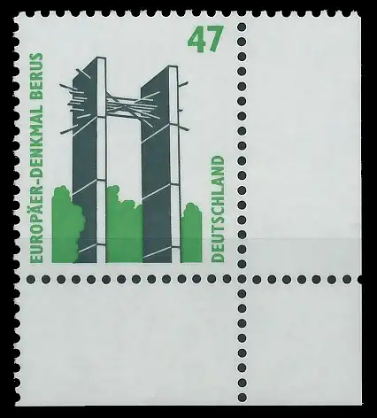 BRD BUND DS SEHENSWÜRDIGKEITEN Nr 1932 postfrisch ECKE- 3D9DF6