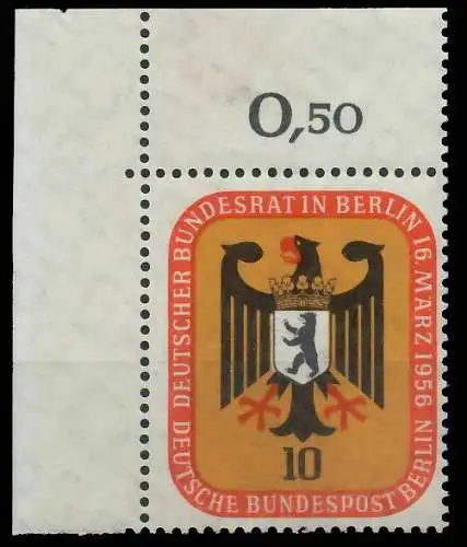 BERLIN 1956 Nr 136 dgz postfrisch ECKE-OLI 3D9ED6