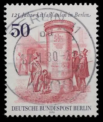 BERLIN 1979 Nr 612 zentrisch gestempelt 3D9FAE