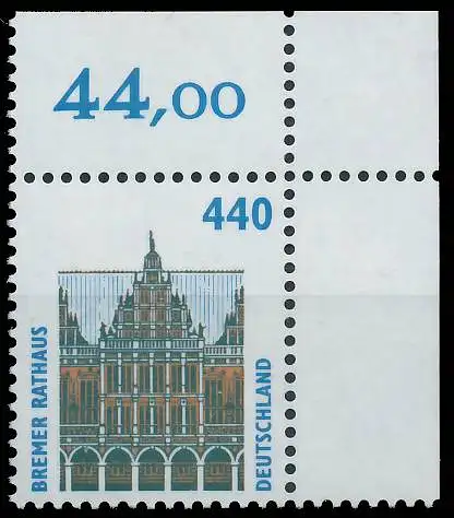 BRD BUND DS SEHENSWÜRDIGKEITEN Nr 1937 postfrisch ECKE- 3DA03A
