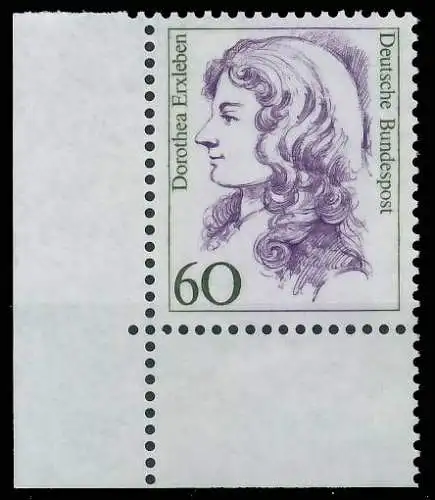 BRD BUND DS FRAUEN Nr 1332 postfrisch ECKE-ULI 3DA046