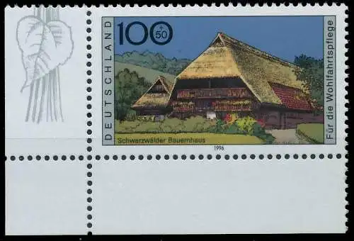 BRD BUND 1996 Nr 1885 postfrisch ECKE-ULI 3DA146