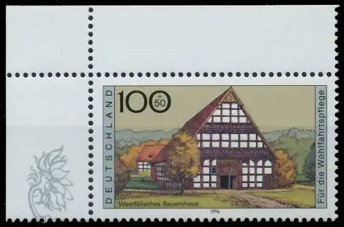 BRD BUND 1996 Nr 1886 postfrisch ECKE-OLI SF37E22