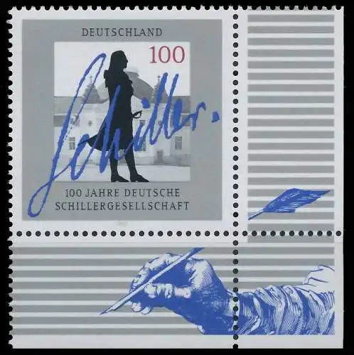 BRD BUND 1995 Nr 1792 postfrisch ECKE-URE 3DA202