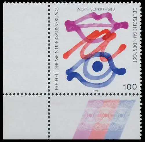 BRD BUND 1995 Nr 1789 postfrisch ECKE-ULI 3DA2AA