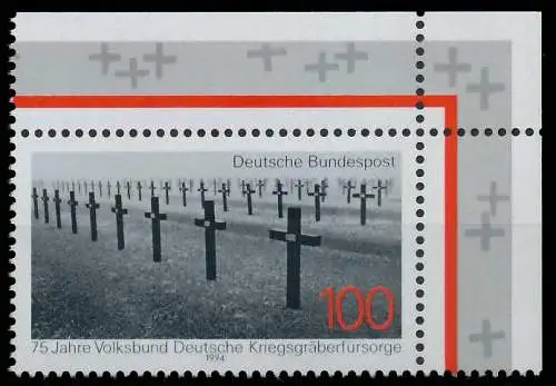 BRD BUND 1994 Nr 1768 postfrisch ECKE-ORE 3DA356