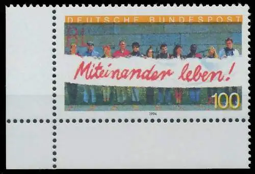 BRD BUND 1994 Nr 1725 postfrisch ECKE-ULI 3DFE66