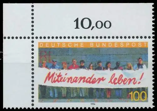 BRD BUND 1994 Nr 1725 postfrisch ECKE-OLI 3DFE5E
