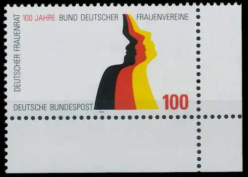 BRD BUND 1994 Nr 1723 postfrisch ECKE-URE 3DFED2