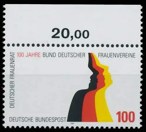 BRD BUND 1994 Nr 1723 postfrisch ORA 3DFEDA