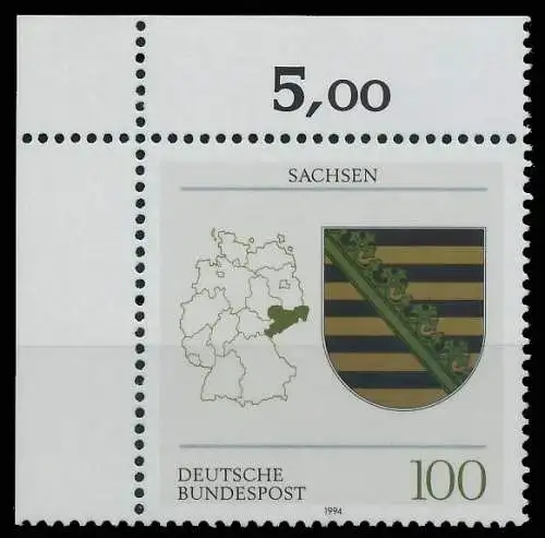 BRD BUND 1994 Nr 1713 postfrisch ECKE-OLI 3E001E