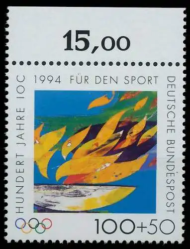 BRD BUND 1994 Nr 1719 postfrisch ORA 3E004A