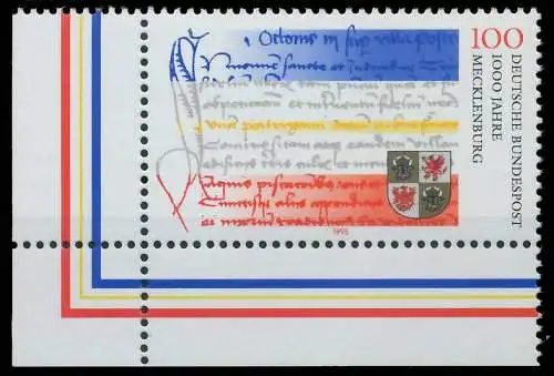 BRD BUND 1995 Nr 1782 postfrisch ECKE-ULI 3E005A