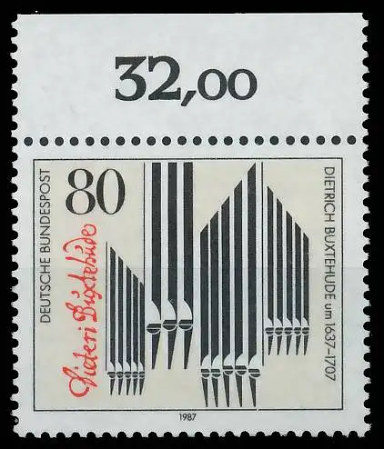 BRD BUND 1987 Nr 1323 postfrisch ORA 3E0376