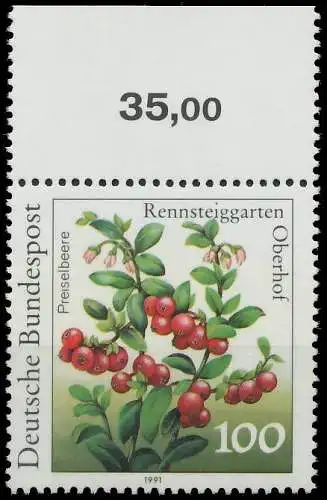 BRD BUND 1991 Nr 1508 postfrisch ORA 3E3BAA