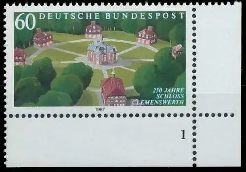 BRD BUND 1987 Nr 1312 postfrisch FORMNUMMER 1 3E3CB2