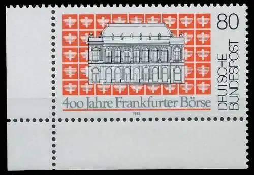 BRD BUND 1985 Nr 1257 postfrisch ECKE-ULI 3E3E1E