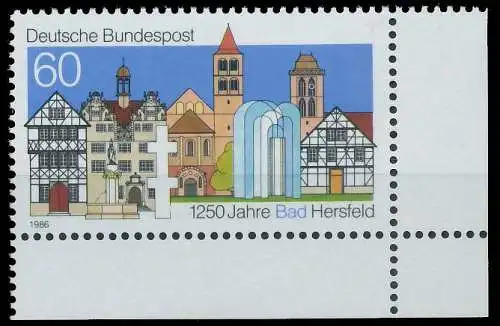 BRD BUND 1986 Nr 1271 postfrisch ECKE-URE 3E3ECE