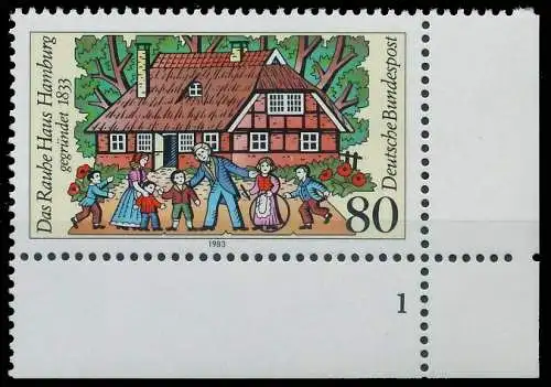 BRD BUND 1983 Nr 1186 postfrisch FORMNUMMER 1 3E41F6