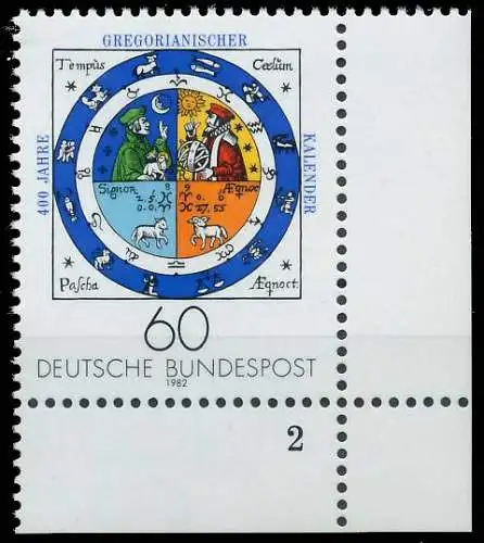 BRD BUND 1982 Nr 1155 postfrisch FORMNUMMER 2 3E5BCA