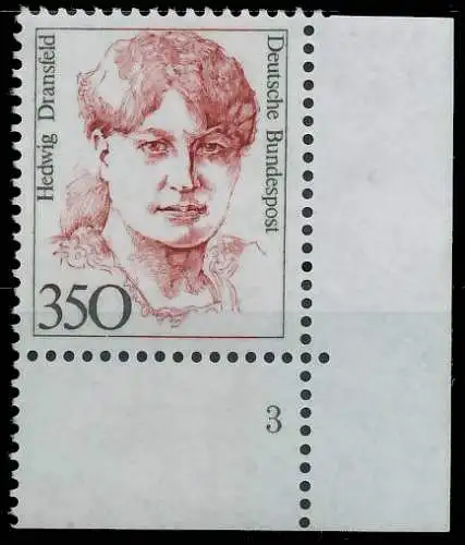 BRD BUND DS FRAUEN Nr 1393 postfrisch FORMNUMMER 3 3E5C0E