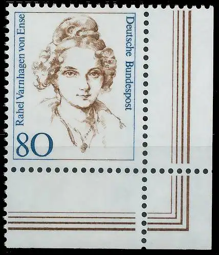 BRD BUND DS FRAUEN Nr 1755 postfrisch ECKE-URE 3E5C32
