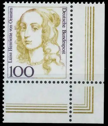 BRD BUND DS FRAUEN Nr 1756 postfrisch ECKE-URE 3E5C42