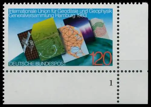 BRD BUND 1983 Nr 1187 postfrisch FORMNUMMER 1 3E5C9E