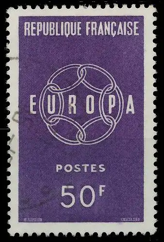 FRANKREICH 1959 Nr 1263 gestempelt 3EBBE2