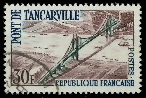 FRANKREICH 1959 Nr 1260 gestempelt 3EBC32