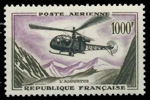 FRANKREICH 1958 Nr 1177 postfrisch 3EBF96