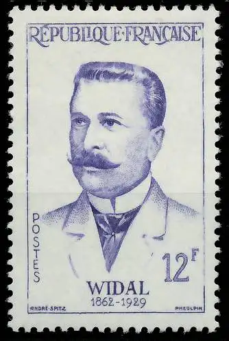 FRANKREICH 1958 Nr 1179 postfrisch SF50B76