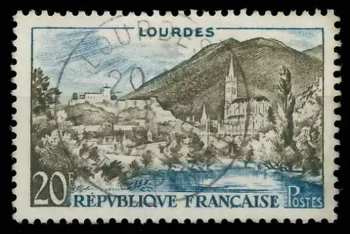 FRANKREICH 1958 Nr 1186 gestempelt 3EC0A6