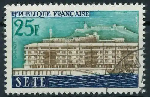 FRANKREICH 1958 Nr 1191 gestempelt 3EC152