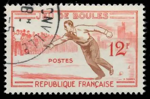 FRANKREICH 1958 Nr 1197 gestempelt 3EC226