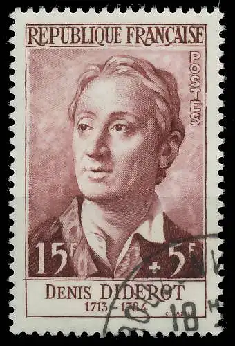 FRANKREICH 1958 Nr 1204 gestempelt 3EEA76