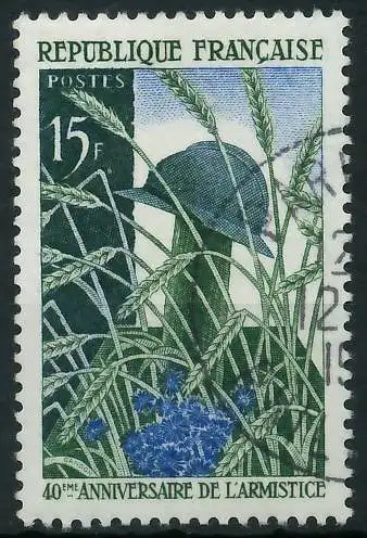 FRANKREICH 1958 Nr 1216 gestempelt 3EEB16