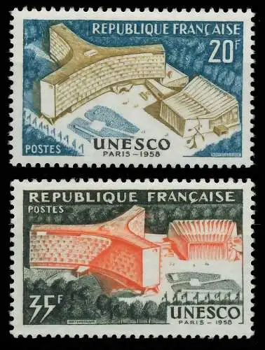 FRANKREICH 1958 Nr 1214-1215 postfrisch SF53742