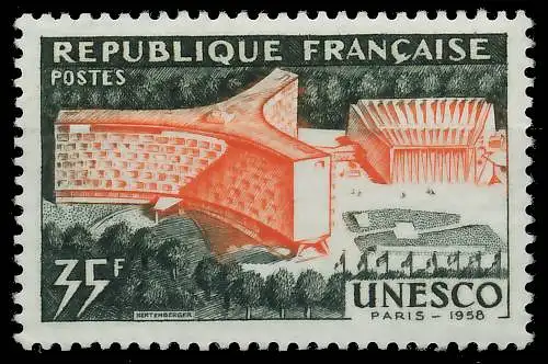 FRANKREICH 1958 Nr 1215 postfrisch SF53762