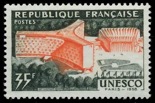 FRANKREICH 1958 Nr 1215 postfrisch SF53766